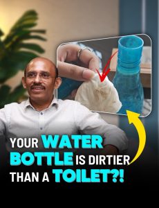 Your water bottle is dirtier than a toilet seat?!